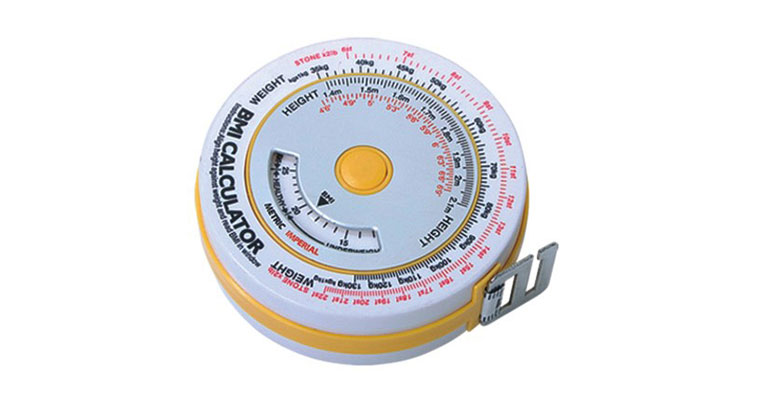 Fule BMI Body Mass Index Retractable Tape 150cm Calculator Diet Tape  Measures Tools